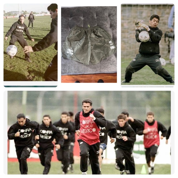 Aba Sport 1995 Mexico Soccer National Team Issue Training Shorts Large - Picture 1 of 10